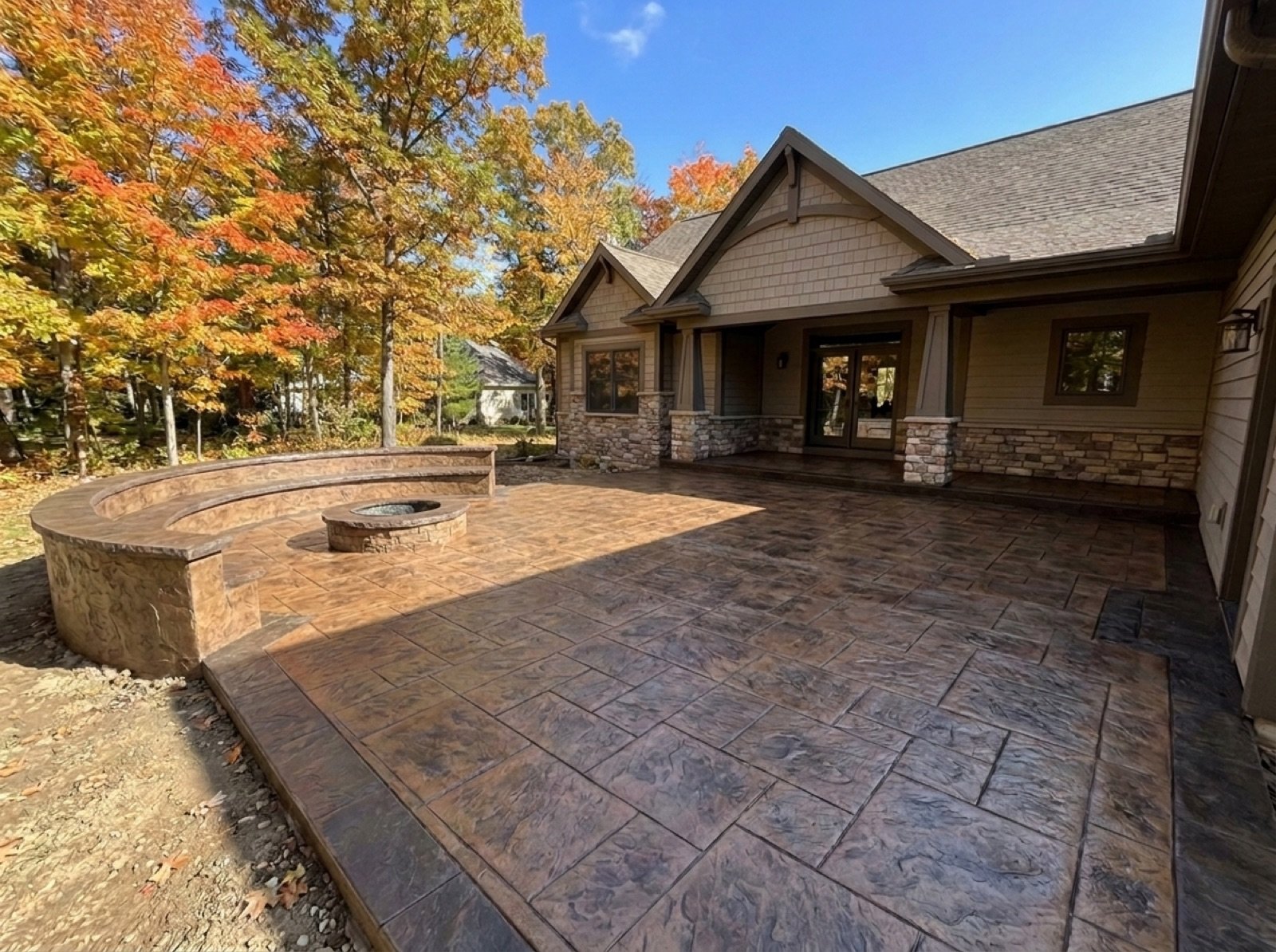 Stamped Concrete Patios in Michigan project photo 2